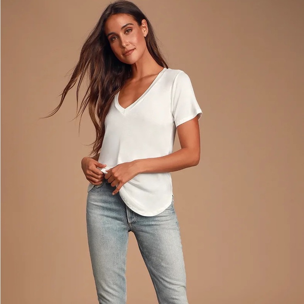 Lulus Tee For You White Tee